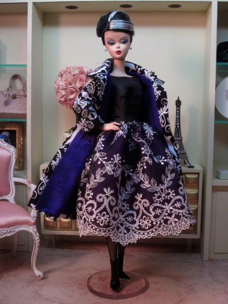 Halloween Coat Ensemble in Frightfully Chic | bellissimacouturefashions